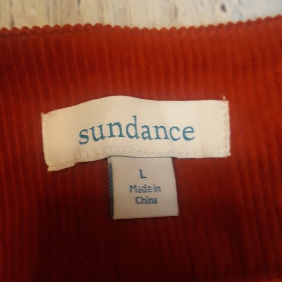 Sundance Catalog perfect days red corduroy mini skirt - Picture 10 of 11